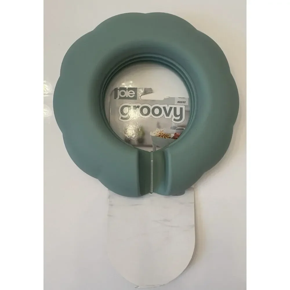 Joie Groovy Tumbler Snack Tray - Teal Green Divided Server NWT